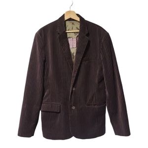 Guess Men's Velvet Pinstripe Sport Coat Size L